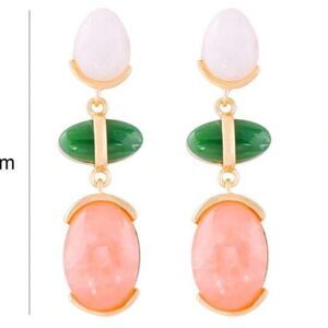 Crystal drop earrings S652